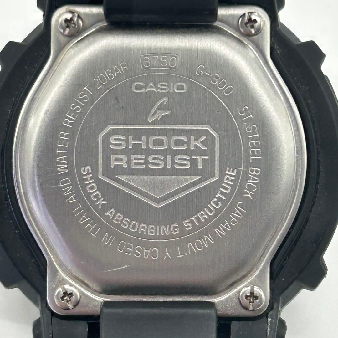 [Working Condition] CASIO G-SHOCK G-300 Metallic Red Analog-Digital Watch