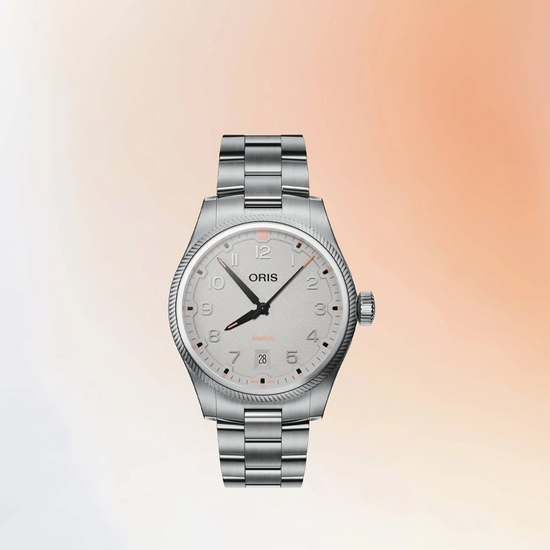 Oris ProPilot Date 41mm Grey Dial Men’s Watch 01 733 7805 4163-07 8 20 04LC