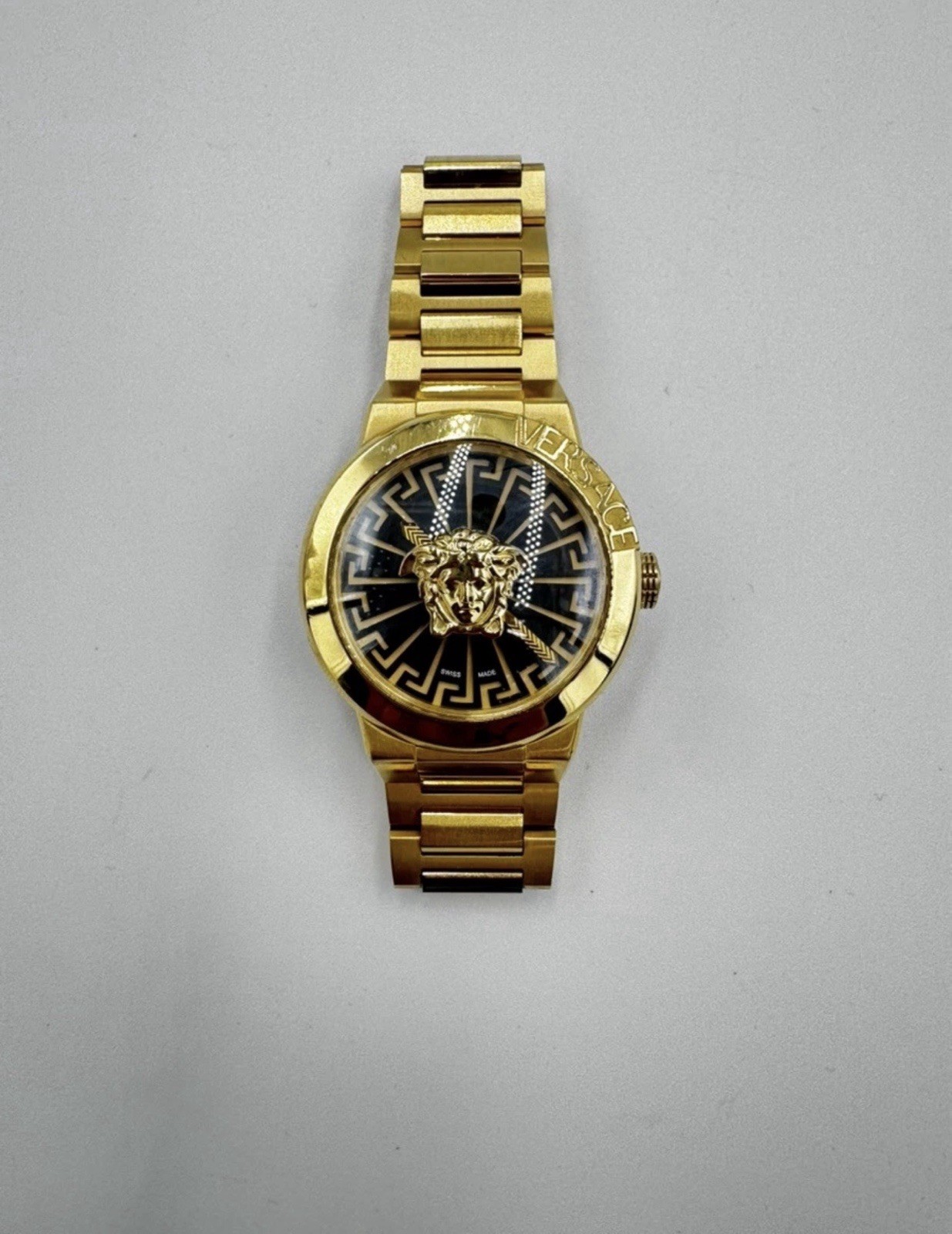 Versace Medusa Infinite 18K Gold IP 38mm Bracelet Watch $1,695.00