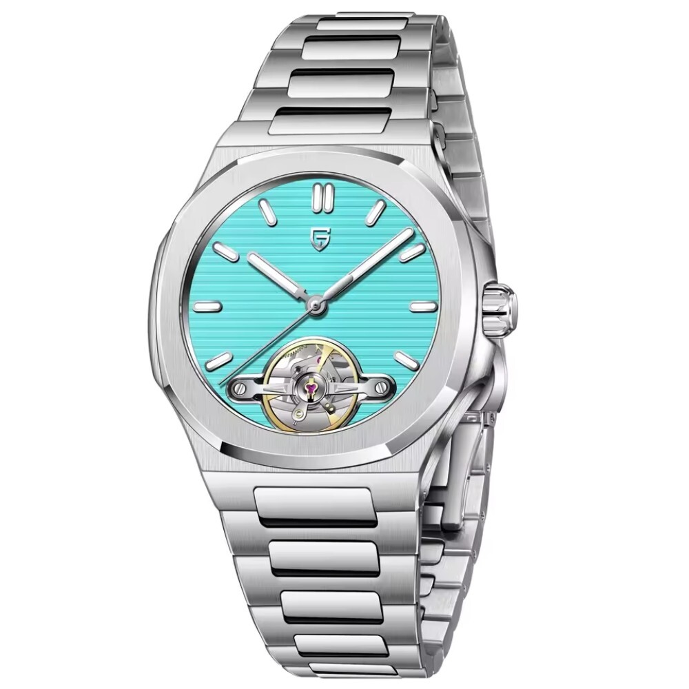 Men’s Automatic Mechanical Tourbillon Watches Waterproof Sapphire Glass Luminous