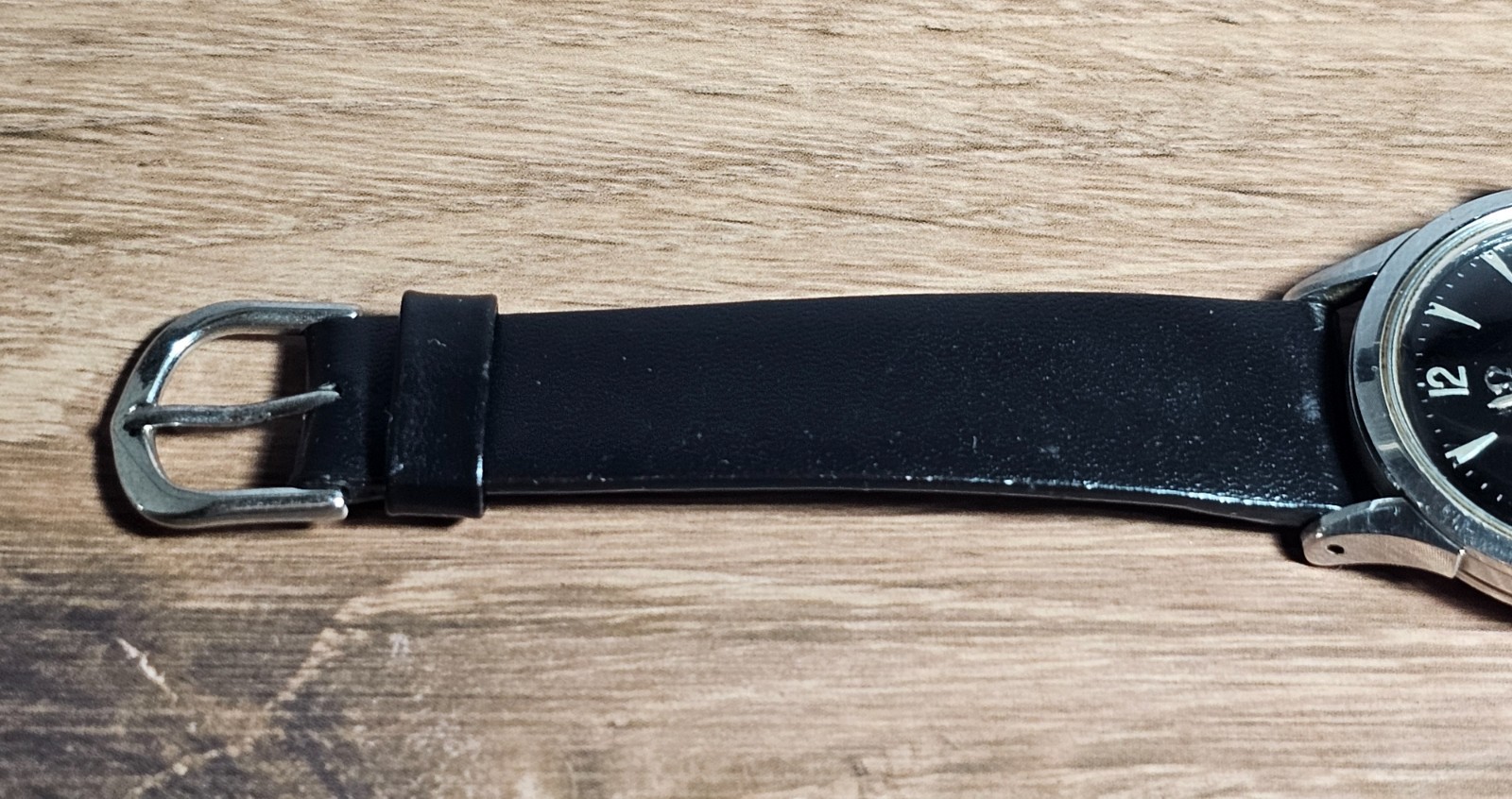 Vintage 1954 OMEGA Automatic Cal. 490 Sub-Second Black Dial Watch – Running!