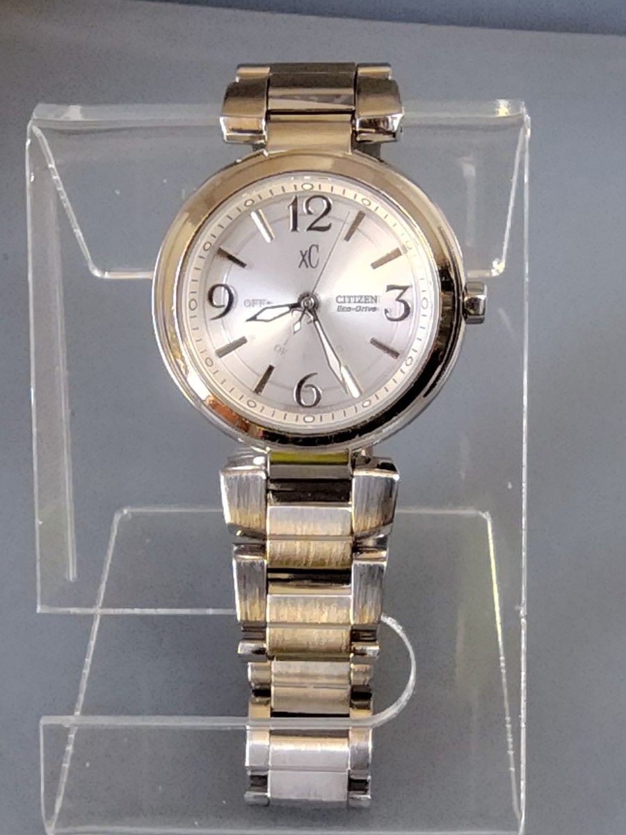 Citizen Xc H330-T011101 Eco-Drive Radio Solar Ladies Watch Silver Japan