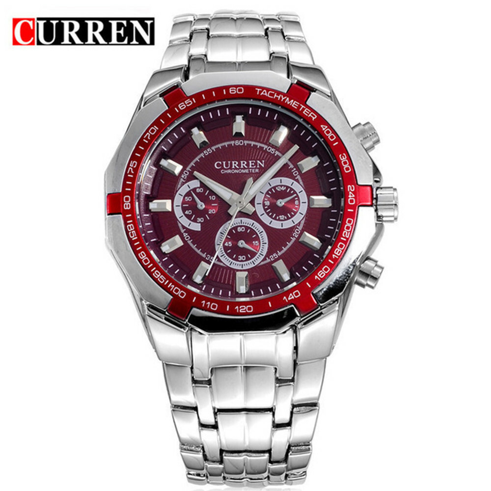 CURREN Brand Watches for Men Steel Bracelet Wristwatch Business Male Watch Gifts