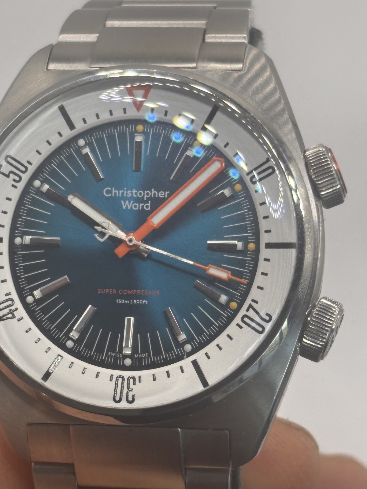 Christopher Ward C65 Super Compressor Aqua Blue (10/2020) WH1734R