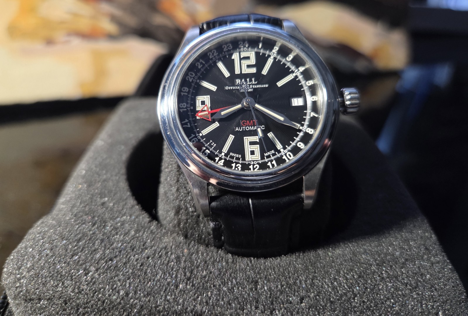 Ball Trainmaster NM1038D Date Black Automatic Men’s Watch
