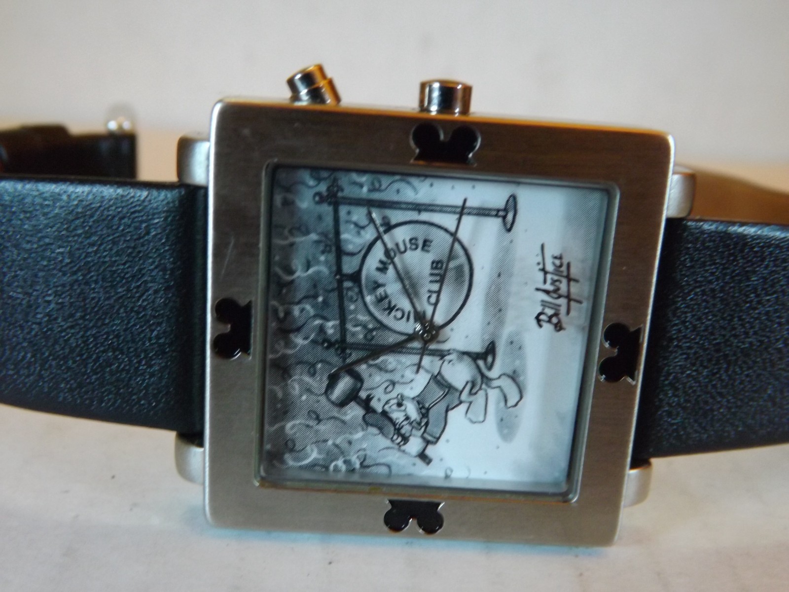 Disney Mens Vintage Mickey Mouse Watch (Donald Duck)-Musical-(Bill Justice)- New