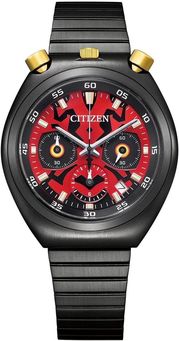 CITIZEN AN3668-55W Tsuno Chrono Star Wars Darth Maul Quartz Watch Limited 400