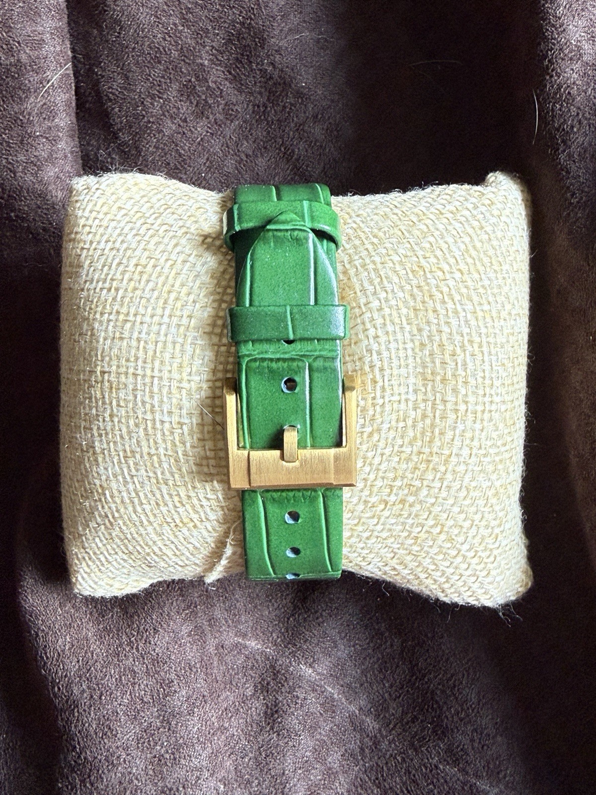 Artisan Stone Watch Handmade from Malachite Chrysocolla | One of a Kind