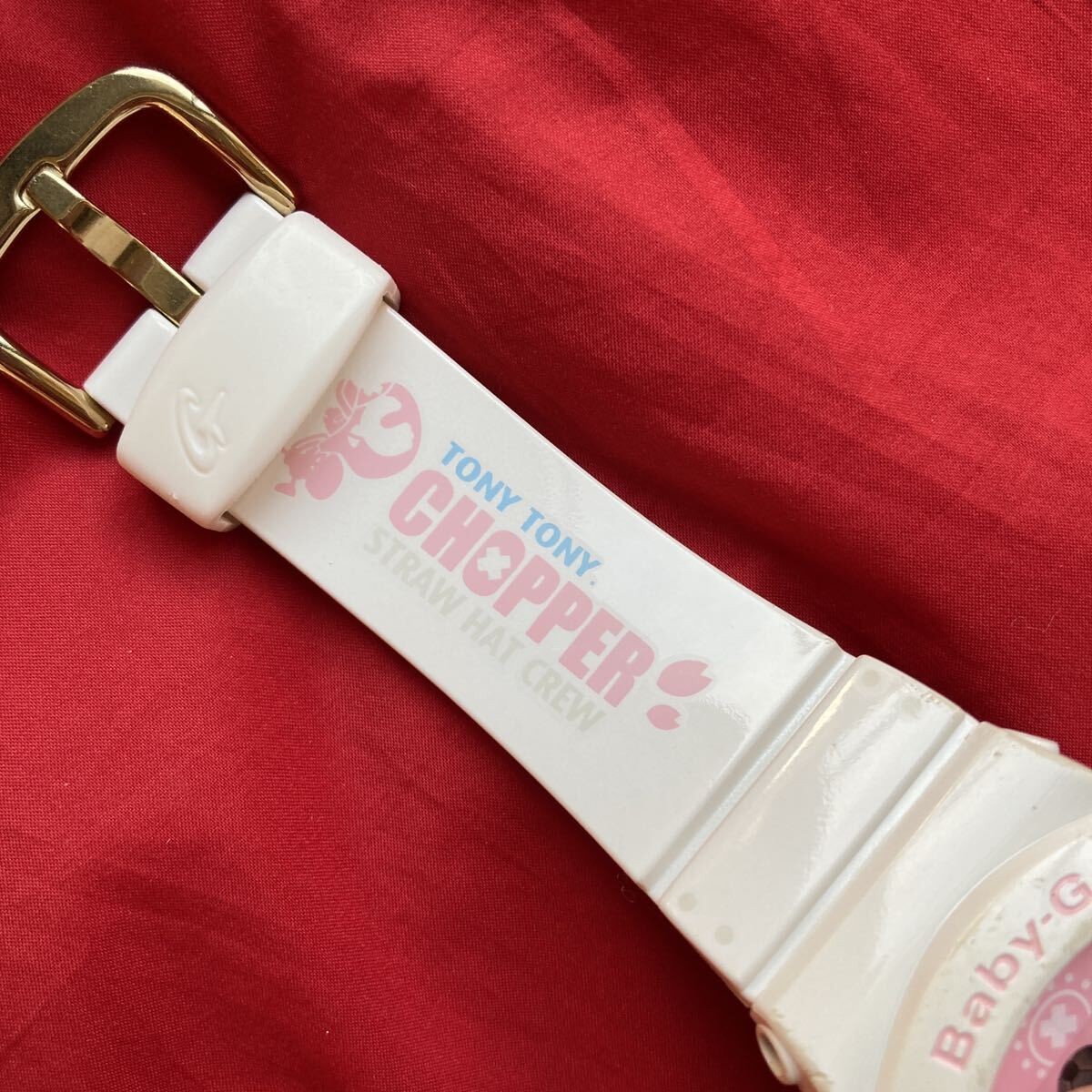 Casio Baby-G One Piece Chopper Collaboration Limited Watch Pink/White Box