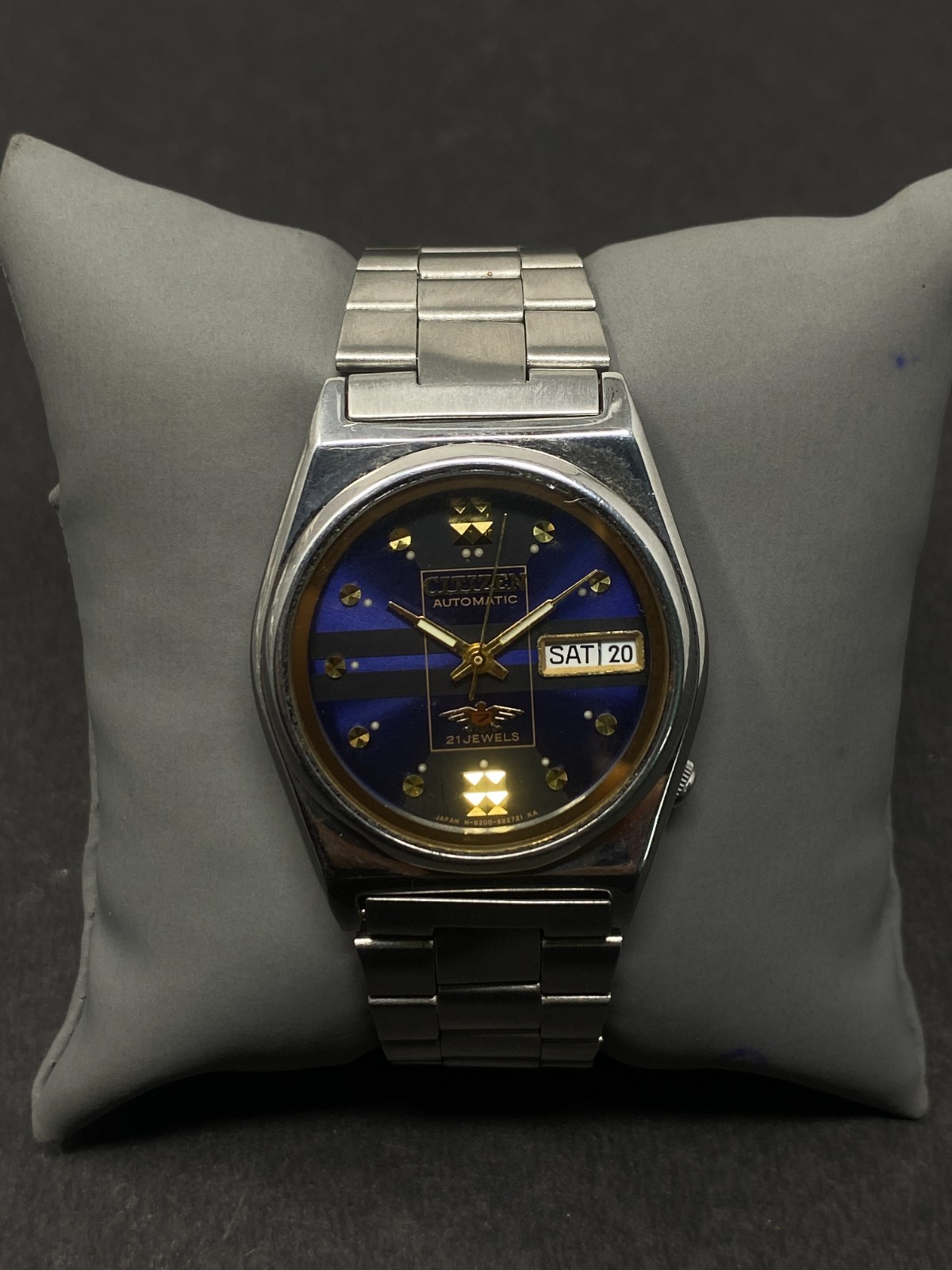 Vintage Citizen Automatic 8200A Japan Movement Day-Date Men’s Wrist Watch