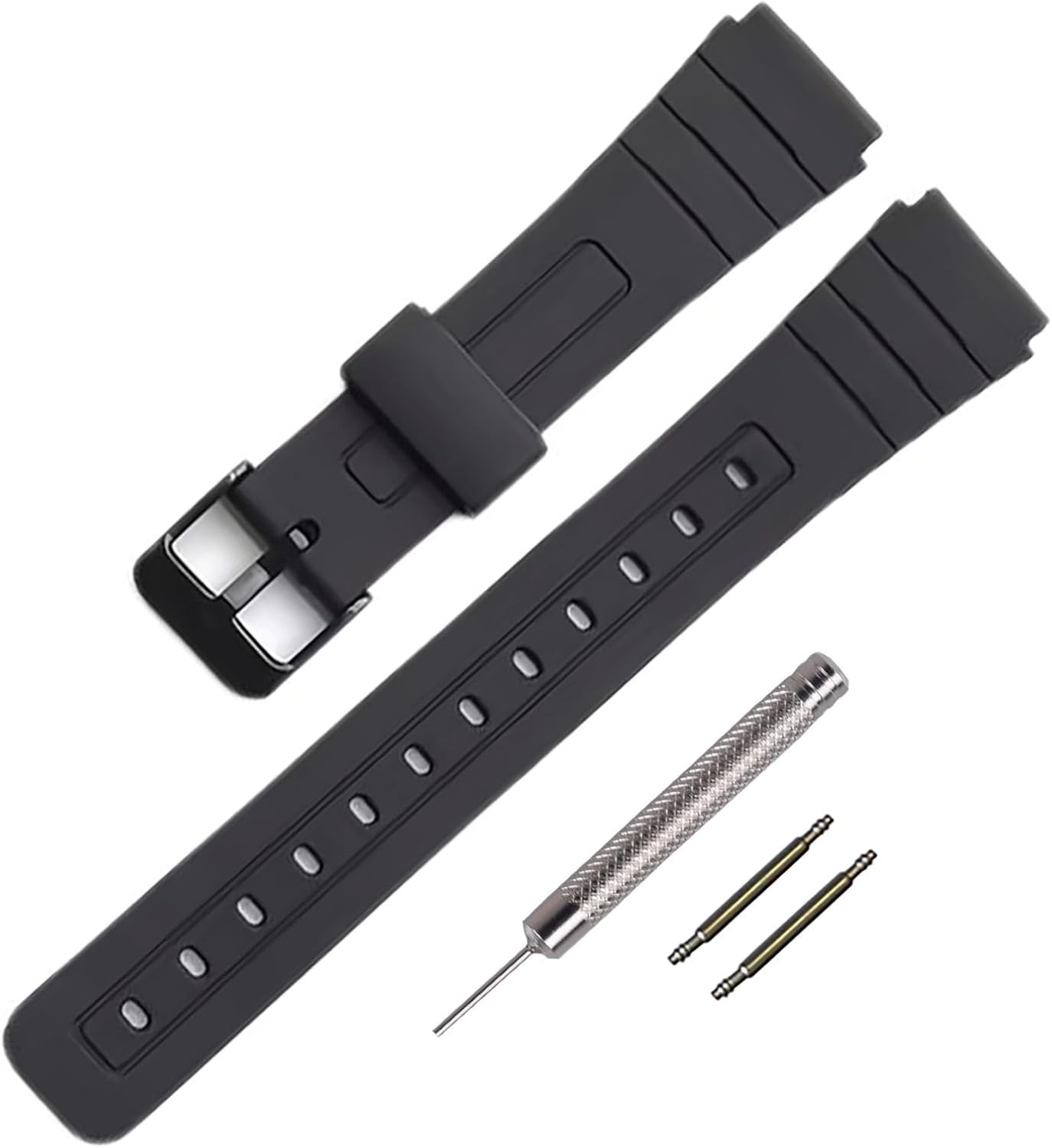 TPU Watch Strap Replacement for Casio F-91W/F-84/F-94/F-105/F-108/A-158watch ban