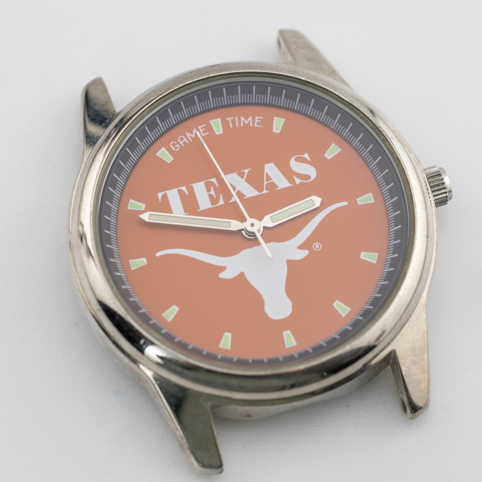 GAME TIME Texas F3047091/GT Quartz Analog Men’s Watch New Battery
