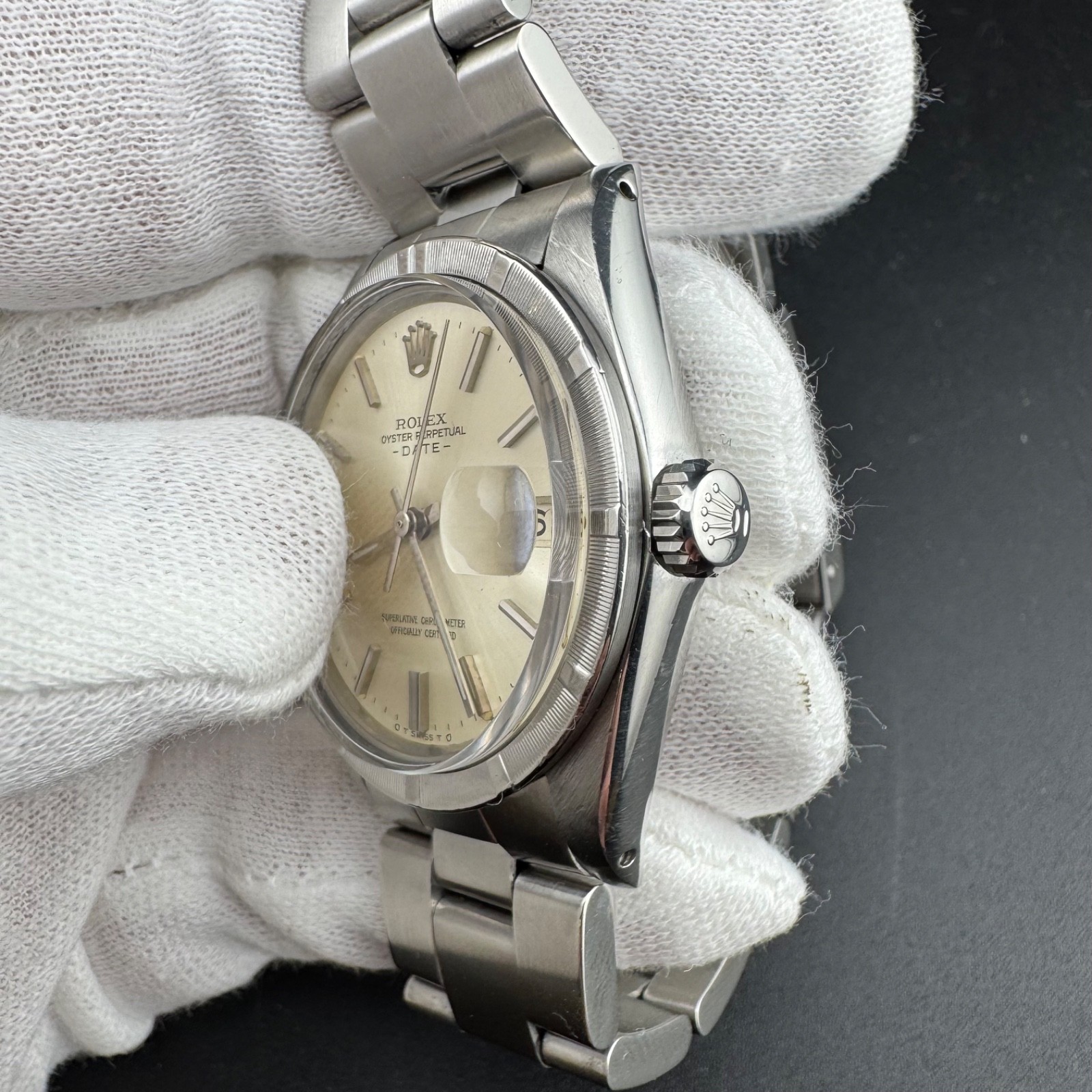 ROLEX Oyster Perpetual Date REF. 1501 Sigma Dial 34mm Automatic Watch NO TARIFFS