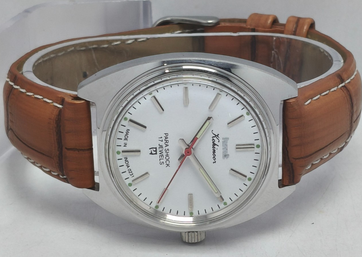 HMT Kohinoor 17 Jewels Winding Wrist Watch For Men’s In Working Condition