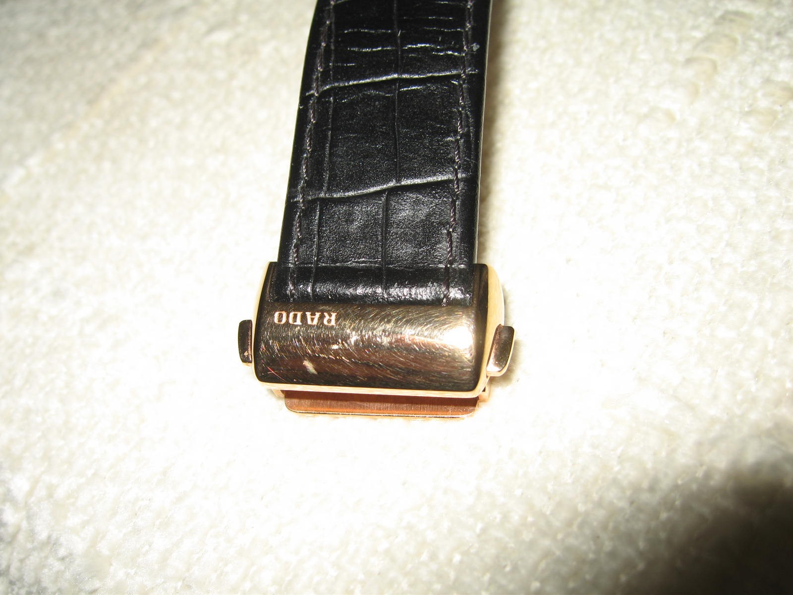RADO Coupole Classic Automatic Power Reserve Black Dial Rose Gold 41mm Men Watch