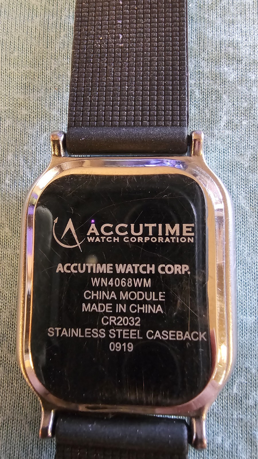 Accutime Digital Touch Screen Watch WN4068WM