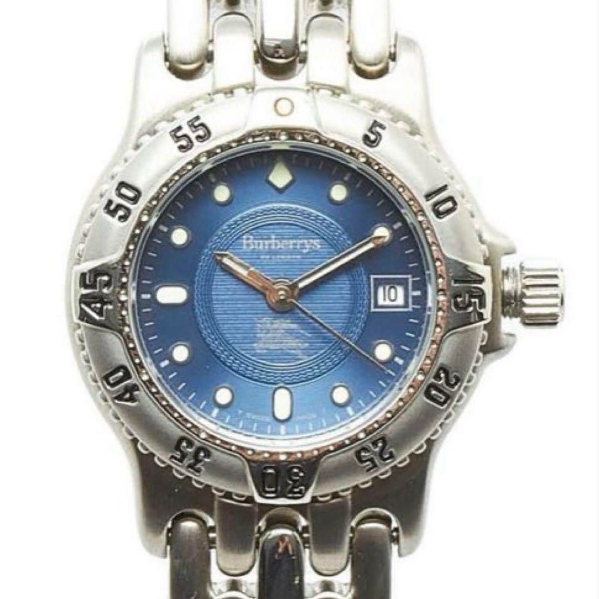 Burberry Wristwatch Quartz Blue Dial Stainless Steel Women’s