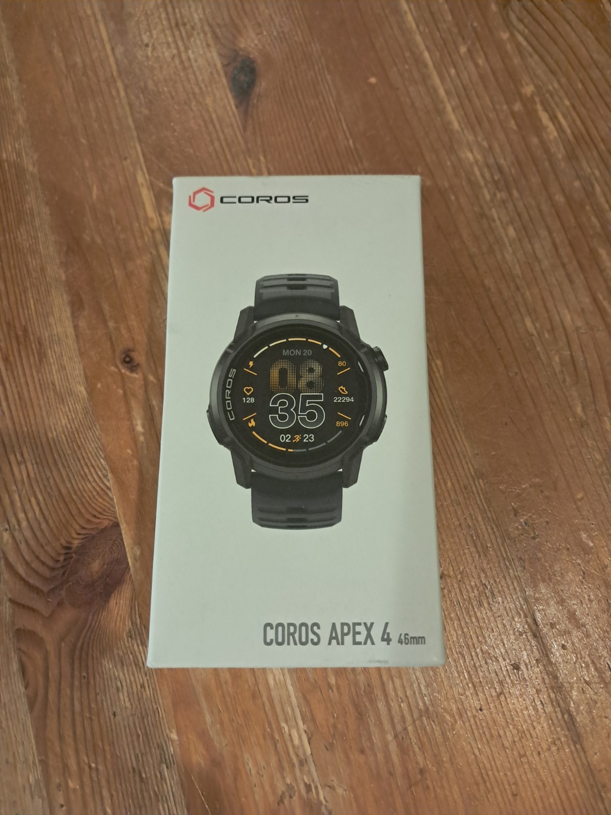 Coros Apex 4 Black 46 mm (Silicone Band) New In Box
