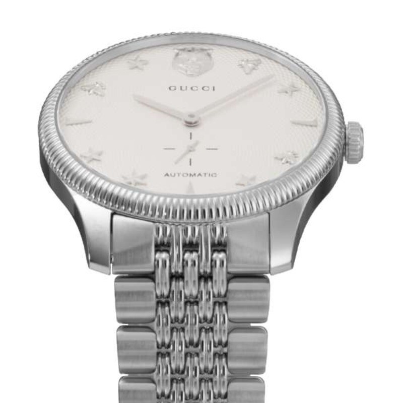 Gucci YA126354 G-Timeless Automatic Men’s Watch New + Box & Paper’s