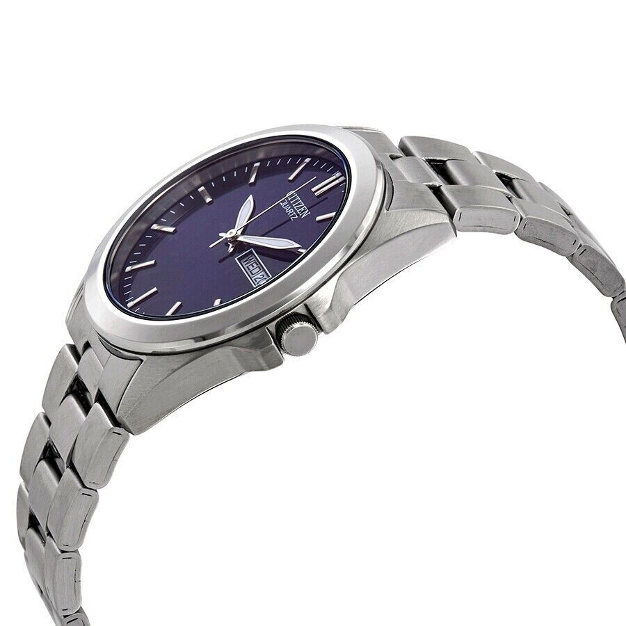 Citizen Men’s Day & Date Blue Dial Quartz Watch BF0580-57L NEW