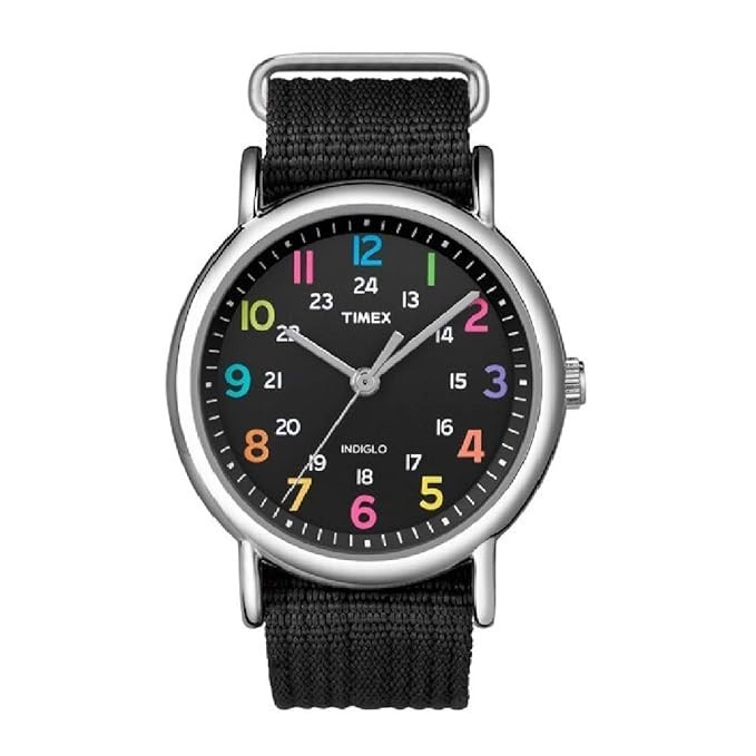 Timex Men’s Weekender Black Dial Watch – T2N855