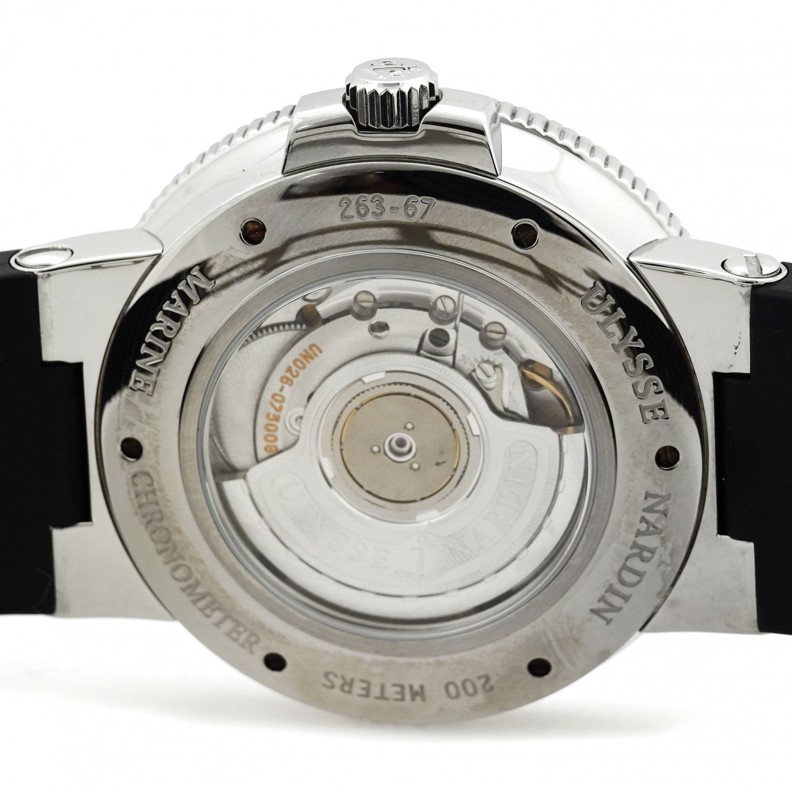 Ulysse Nardin maxi marine chronometer 263-67 Automatic White Dial Men