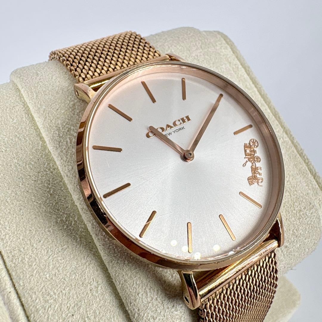 New Battery Replacement Working COACH Women’s Watch Rose Gold