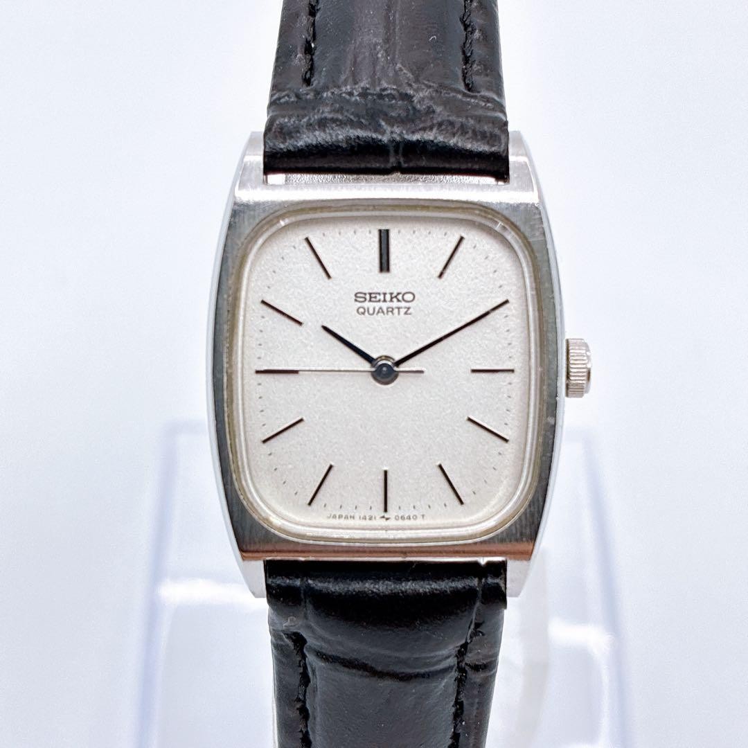 SEIKO 1421-5380 Square Quartz Watch 1981 Working