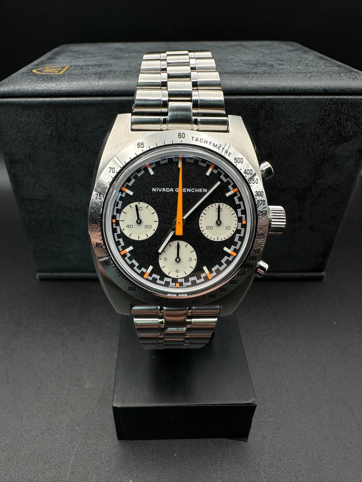 Fratello × Nivada Grenchen Racing Chronograph 38mm Hand Wind SW510 Men’s Watch