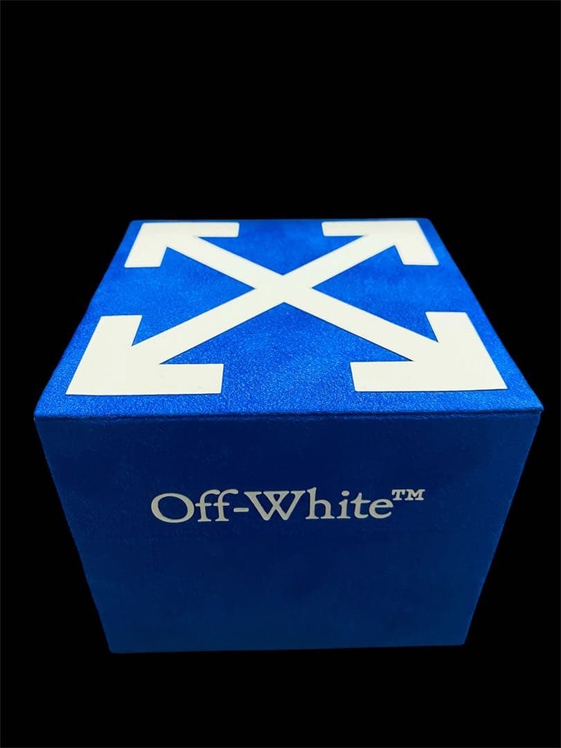 Off-White Time “No Grid” Silver Blue Dial Quartz Men’s Watch