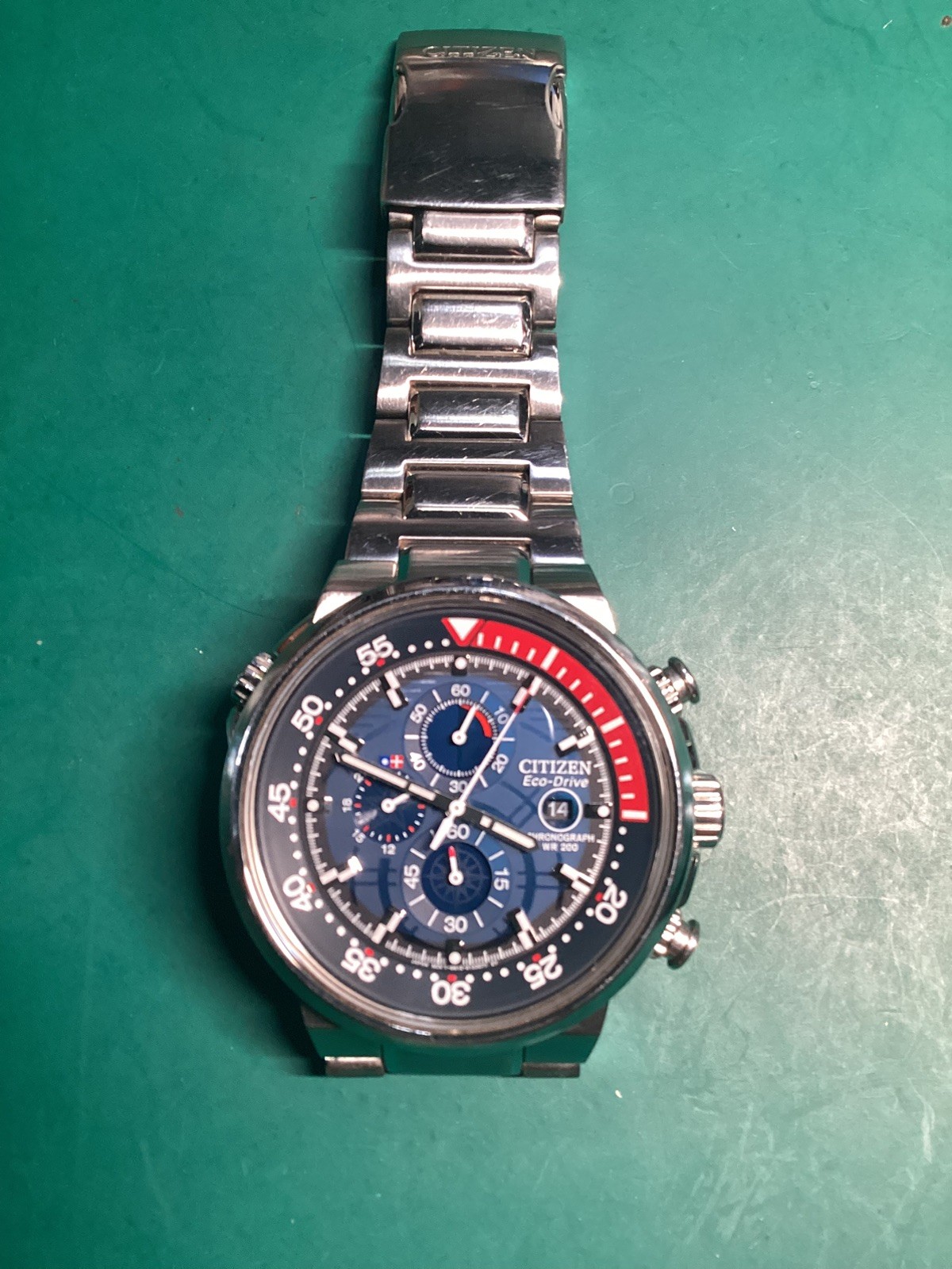 Citizen CA0440-51L Eco-Drive Endeavor, Stainless Steel Men’s Quartz Watch USED