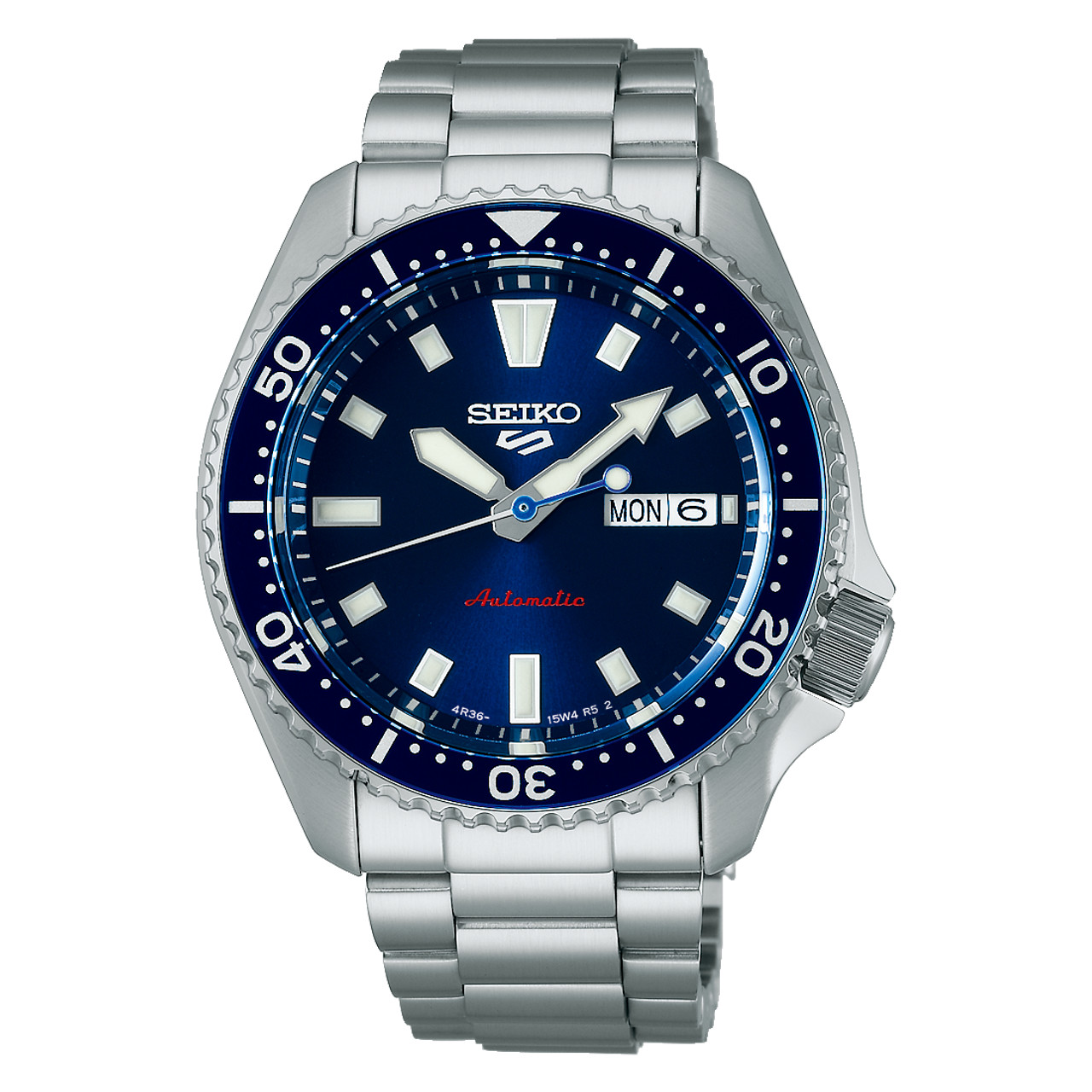 Seiko SRPL83 5 Sports SKX‑Series Automatic Deep‑Blue Diver‑Style 42.5 mm