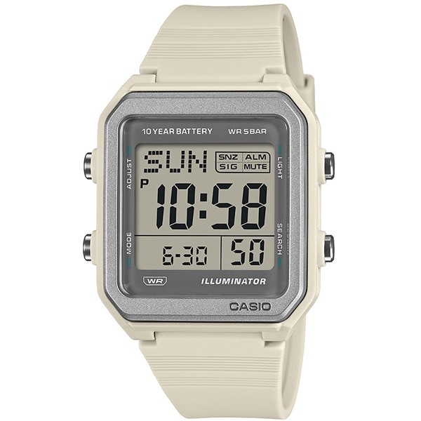 CASIO Collection STANDARD Watch W-221H-8AJF Ivory Japan