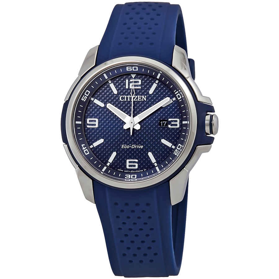 Citizen AR Blue Dial Blue Polyurethane Eco-Drive Men’s Watch AW1158-05L