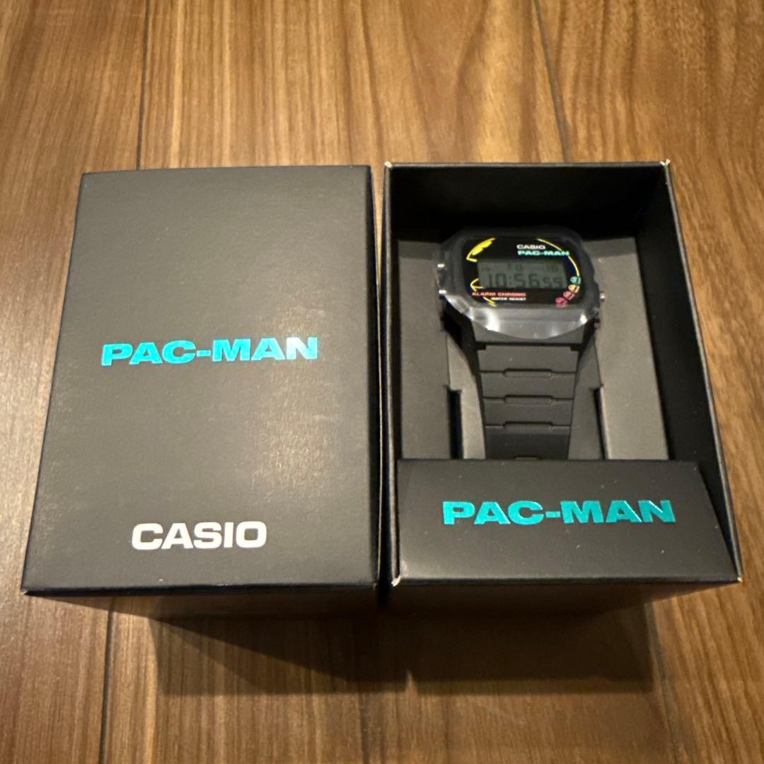Casio Classic x PAC-MAN Collaboration Watch Black F-91WPC-1AJR Unisex Adults F/S