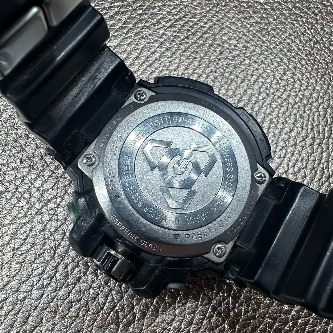 CASIO G-SHOCK Gravitymaster GW-A1100-1A3JF Radio-Controlled Solar 48.4mm From