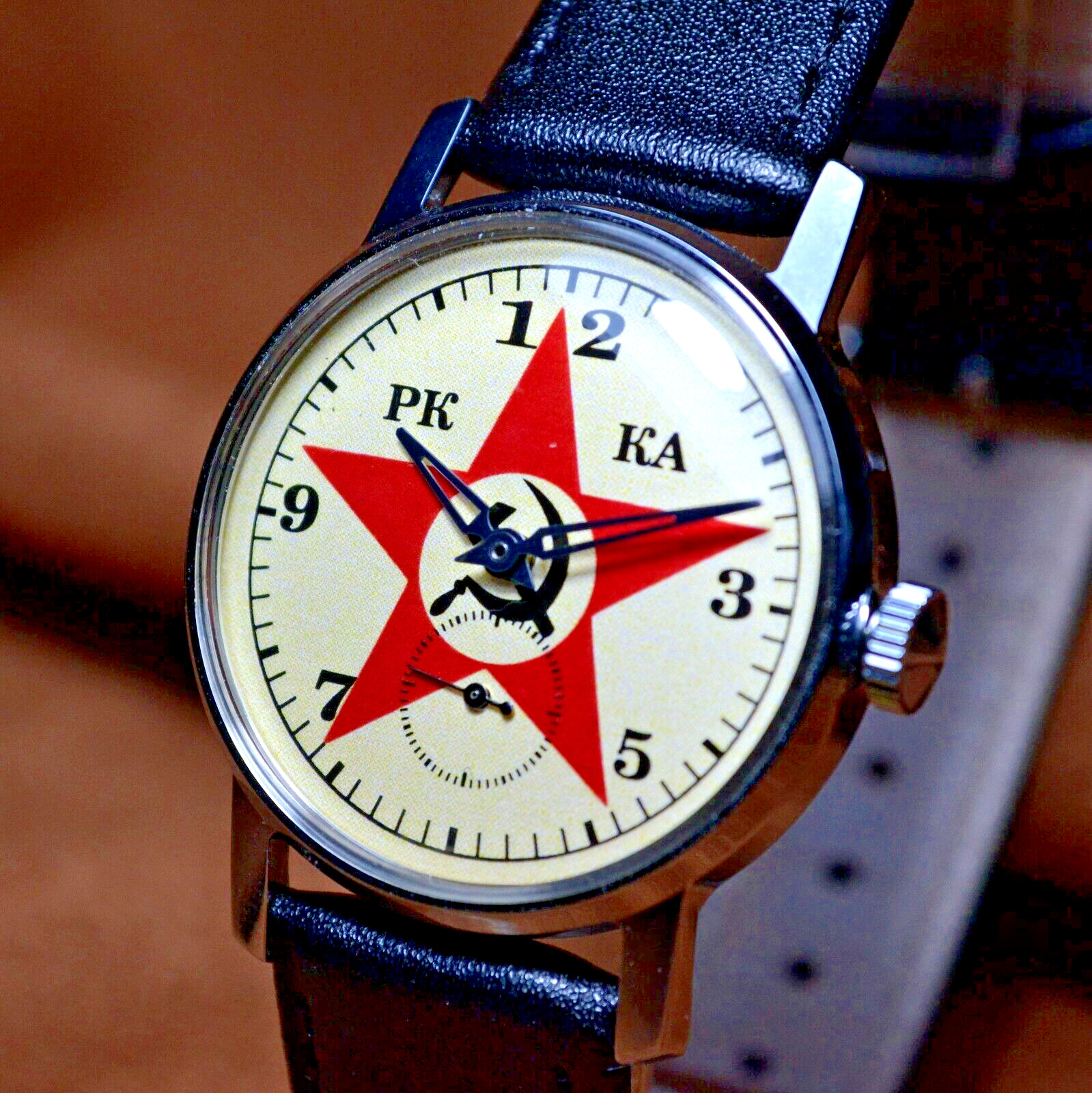 Soviet Pobeda Mechanical Men’s Watch USSR Vintage Wristwatch Serviced