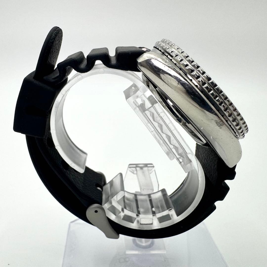 1982 Model Running New Battery SEIKO Black Boy 7548 7000