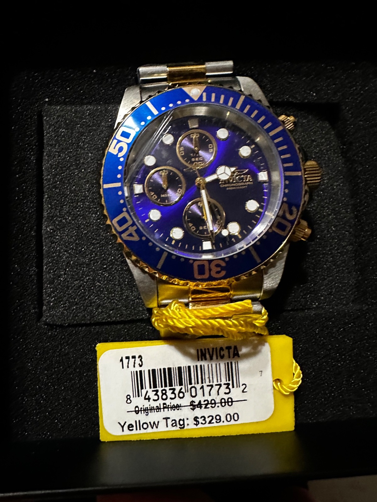 Invicta Pro Diver Men’s 2 Watch Bundle (1773) & (89370B)