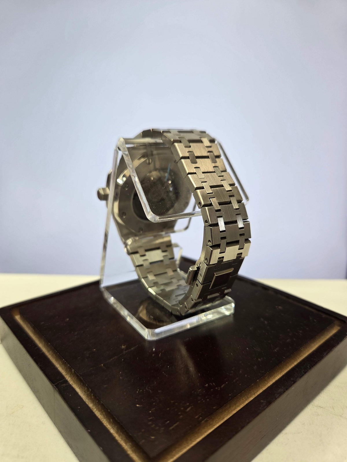 Hand-Assembled Custom Silver Silver Skeleton Timepiece by Fr. Gregory Vance
