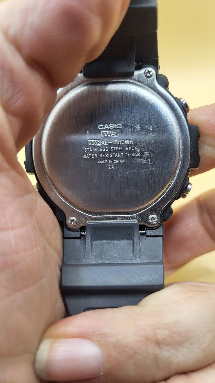 Casio AE-1500WH-8B Digital World Time Mens Sport Watch AE-1500 100M WR