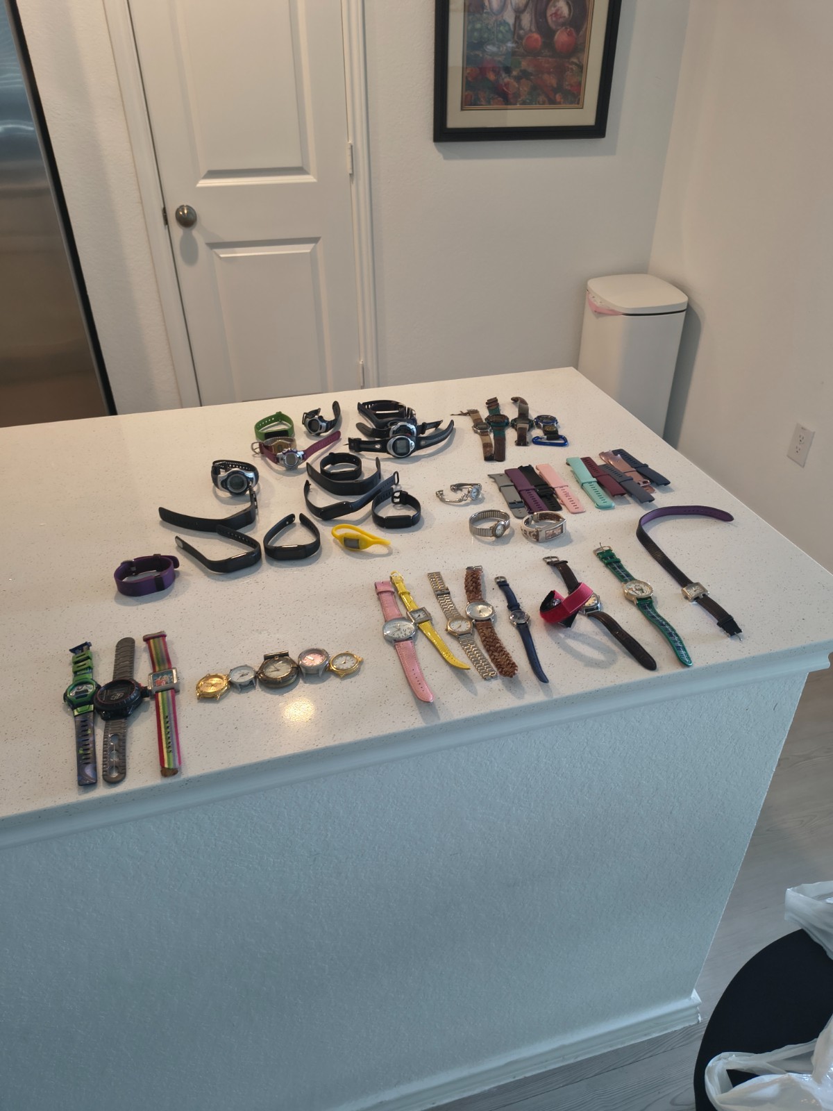 Watches bundle mix.42 watches total and 9 fit bit bands.for men and woman style