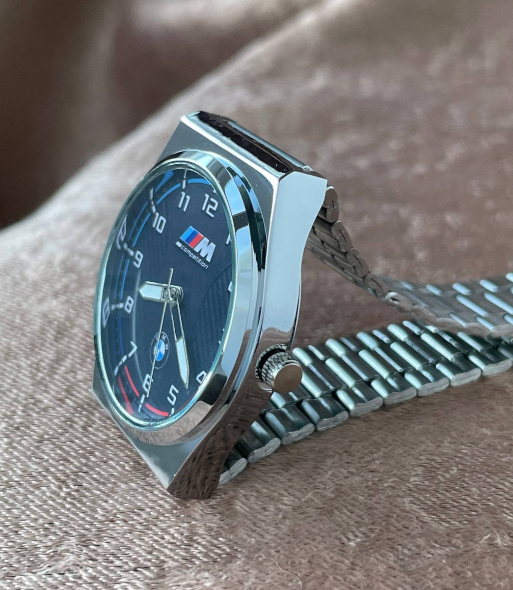 BMW M Competition, handmade watch, quartz movement, BMW M Competition