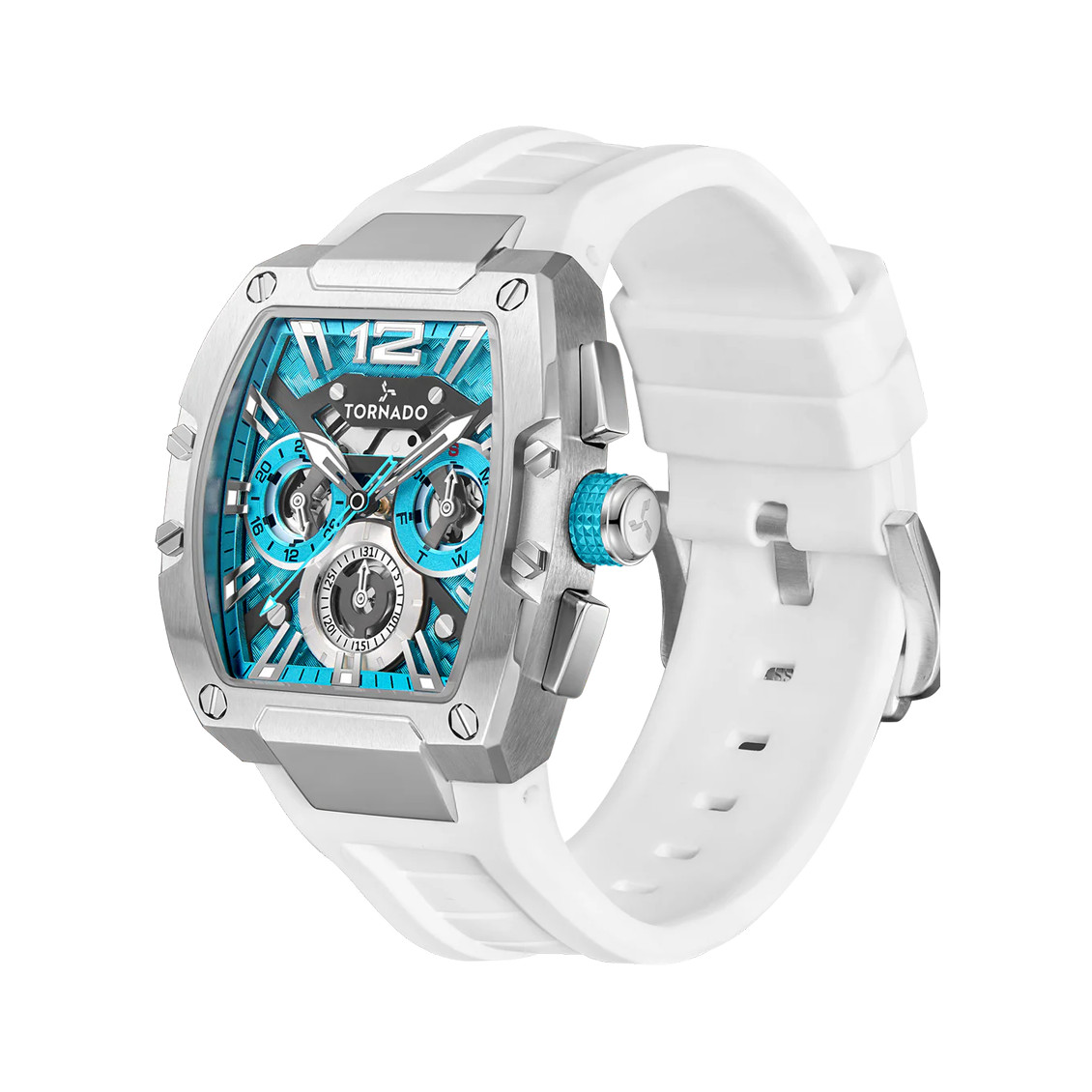Tornado Xenith Men’s Multi Function Watch | Blue Dial, 43mm, 100 m (10 ATM)