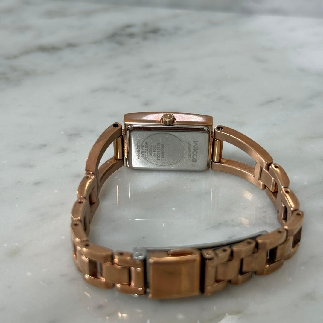 CITIZEN Wicca Solar-Powered Watch, Pink Gold nu