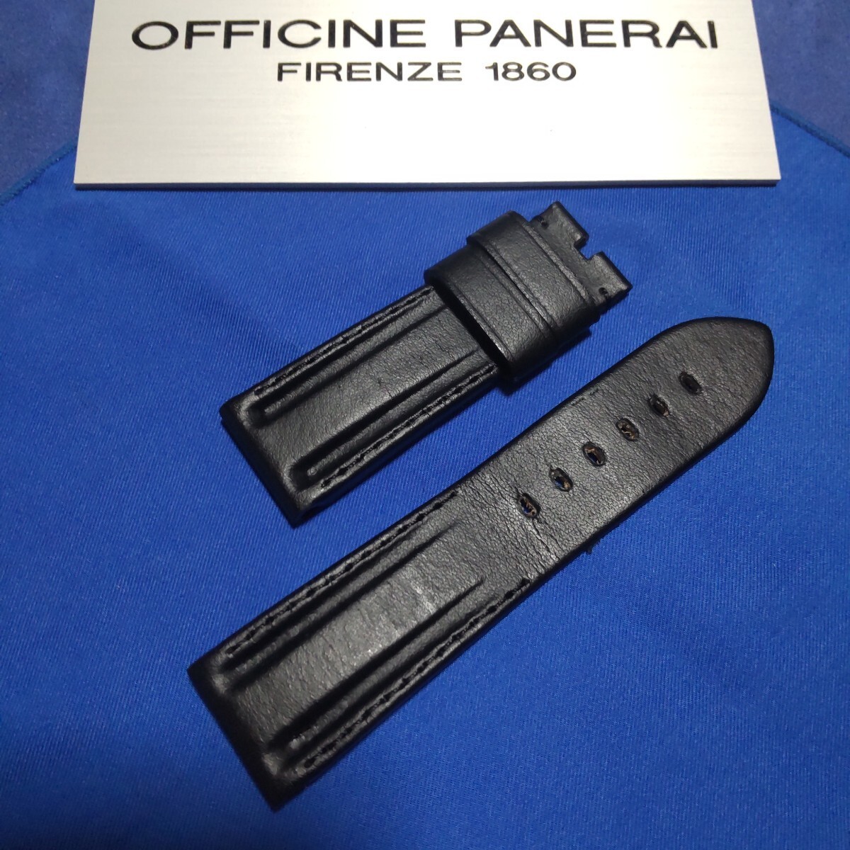 Panerai Genuine Officine Panerai Black Strap with BA Buckle From Japan