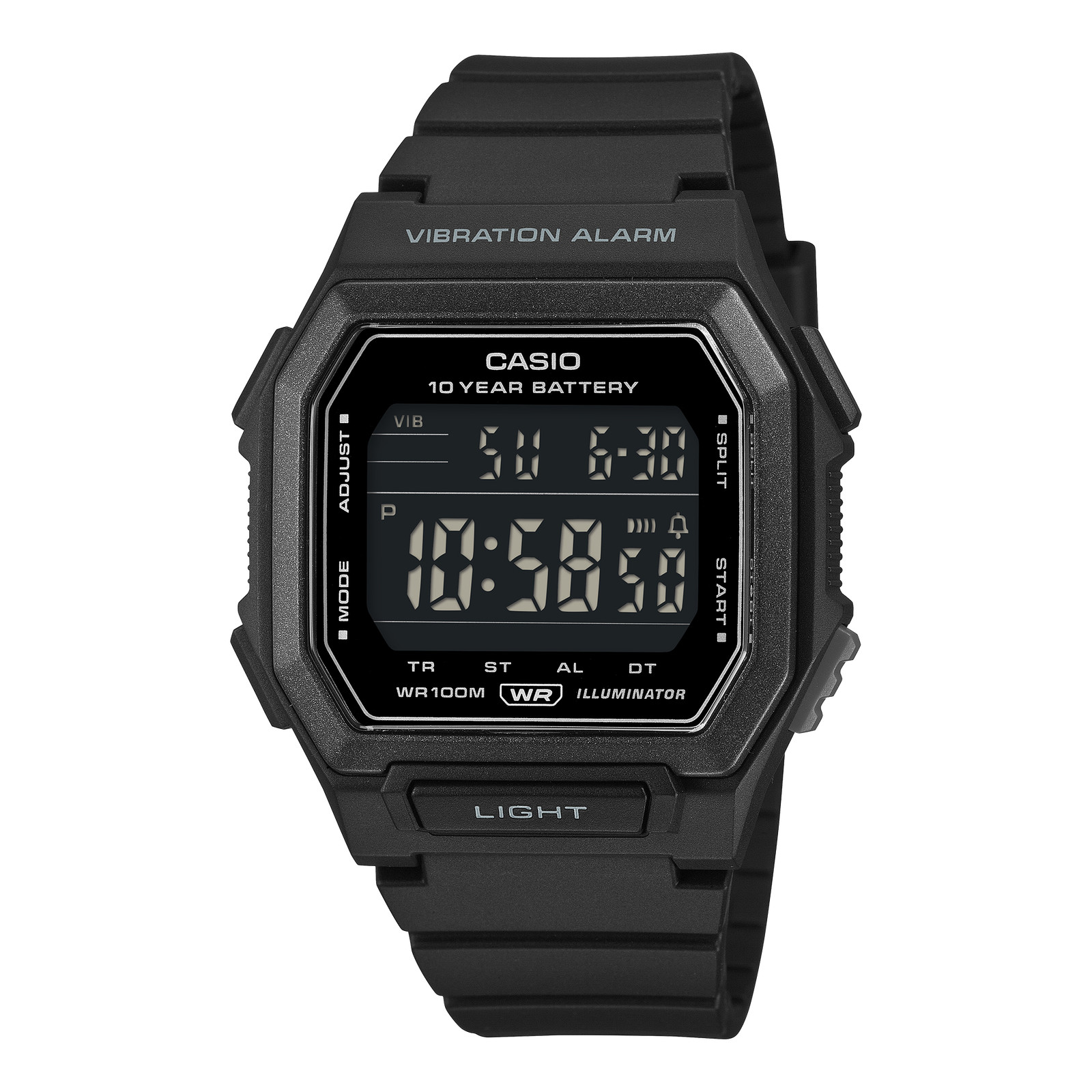 Casio W-738H-1B Premium 10-Year Battery Heavy Duty Digital Sport Watch New Box