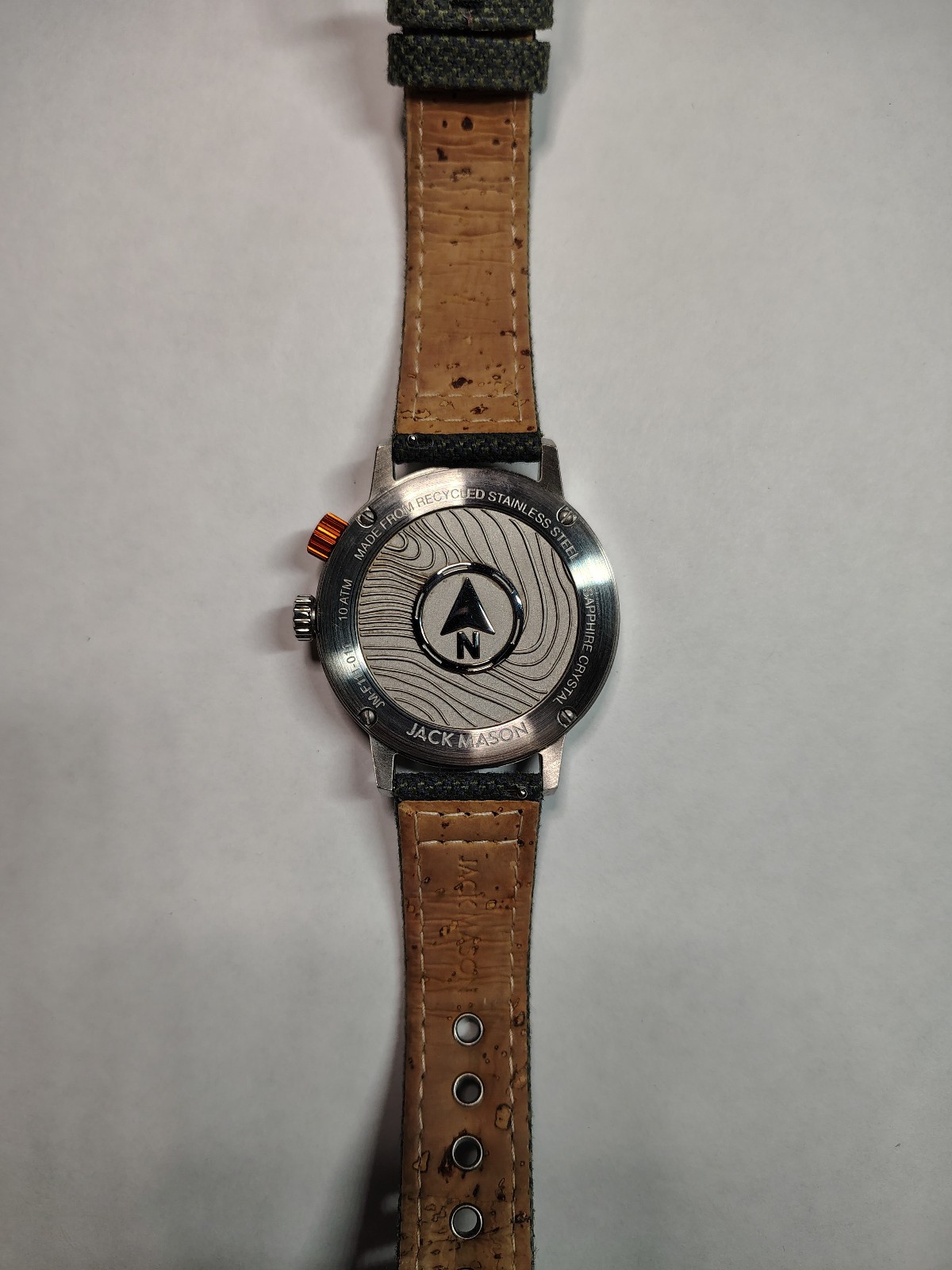 Jack Mason Solar Field Watch-Compass Dial-Sapphire Crystal – Model JM-F111-011