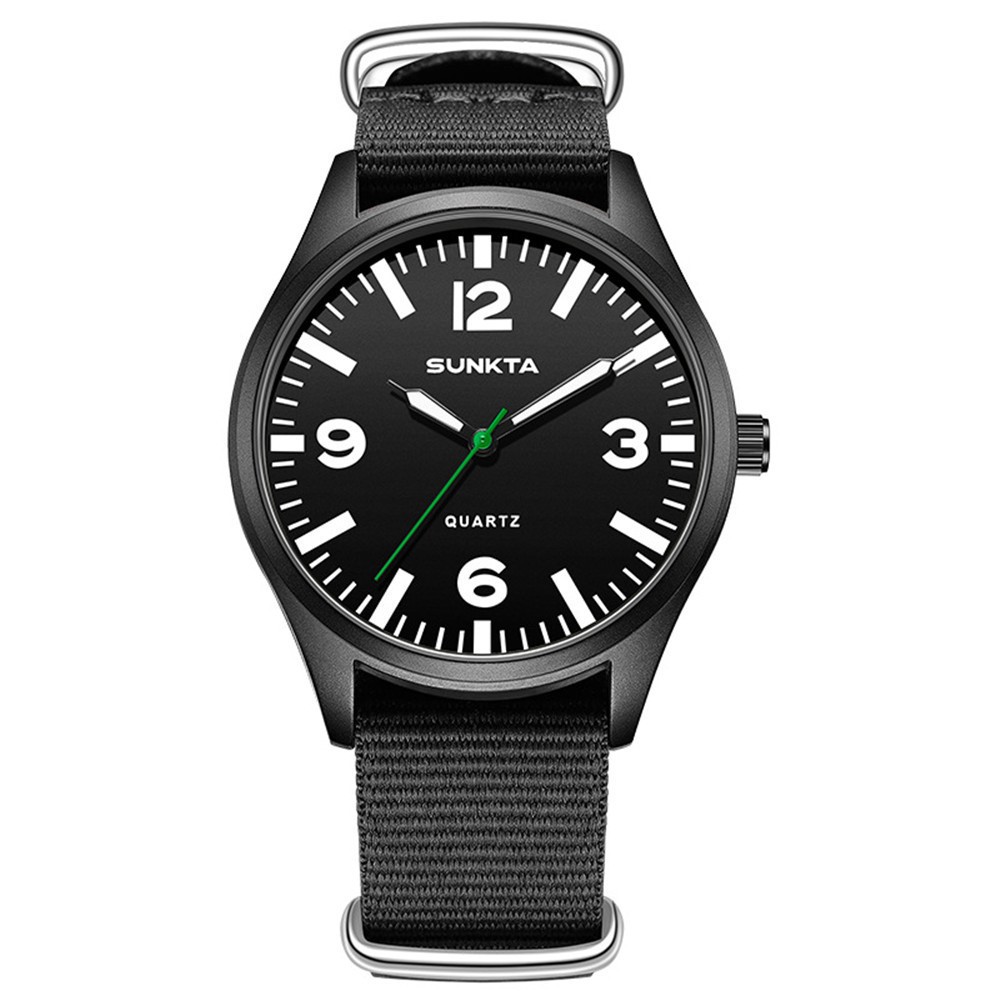 LIGE SUNKTA Men Quartz Watch Nylon Strap Wristwatch Boy Girl Outdoor Sport Watch