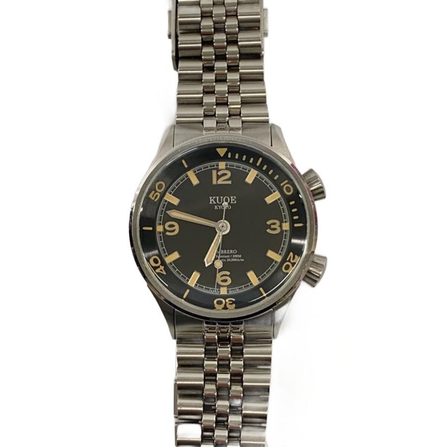 KUOE Kyoto Sombrero 90-011 Automatic Black Dial Mens Watch Used